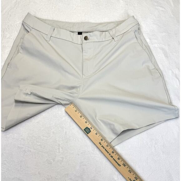 Lululemon ABC Classic-Fit Shorts 7” Warpstreme Beige Men’s Size 33 - Picture 9 of 9